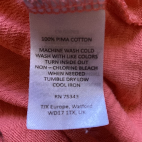 Unusual Peach Color-way Paraphrase Racerback Tank Top Soft Summer Eessential - Picture 6 of 7